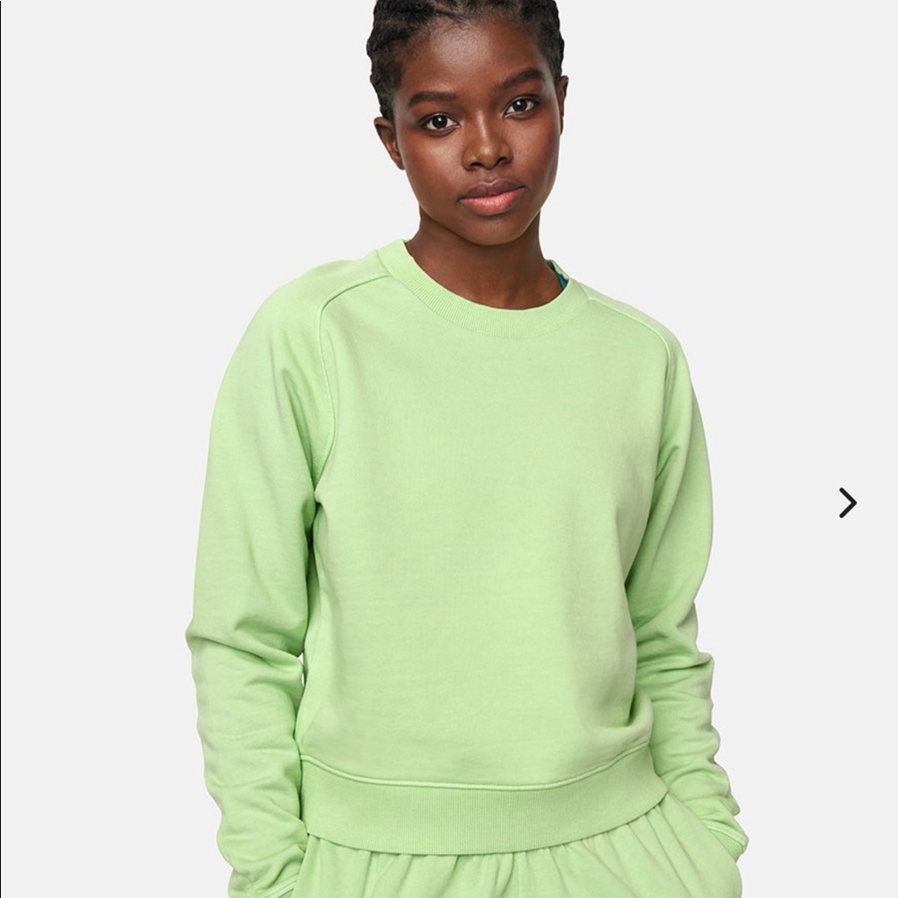 Outdoor Voices Cotton Terry Cropped Hoodie
